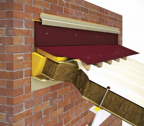 Какие материалы используются для создания узла примыкания кровли к стене. Примыкание покрытий из профилированного металла