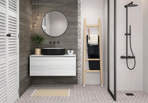 Улучшите свой ванный комнату с помощью 11 способов укладки плитки 09 Улучшите свой ванный комнату с помощью 11 способов укладки плитки 09