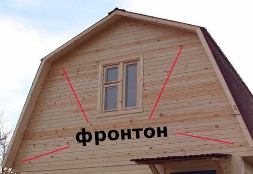 Деревянные фронтоны. Характеристики фронтонов