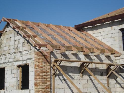 Фронтон крыши. Конструкция фронтона крыши