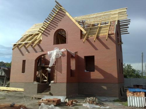 Фронтон крыши. Конструкция фронтона крыши