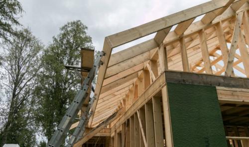 Фронтон крыши. Конструкция фронтона крыши