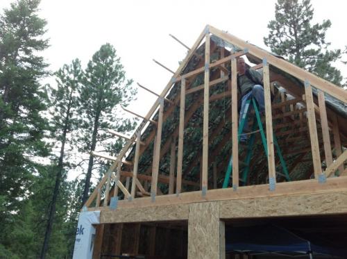 Фронтон крыши. Конструкция фронтона крыши