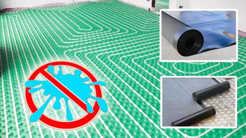 Как сделать гидроизоляцию водяного теплого пола. Как гидроизолировать теплый пол