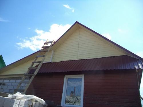 Как зашить фронтон пластиком. Назначение фронтона