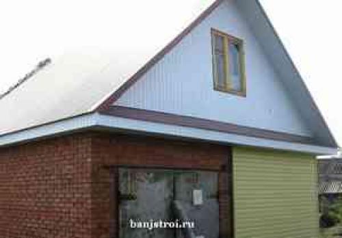 Чем зашить фронтон деревянного дома. Можно зашить фронтон вагонкой из ПВХ материала