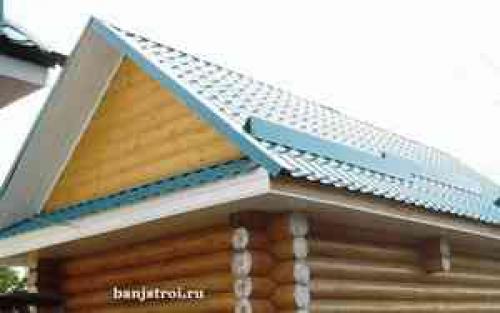 Чем временно закрыть фронтон. Можно зашить фронтон вагонкой из ПВХ материала