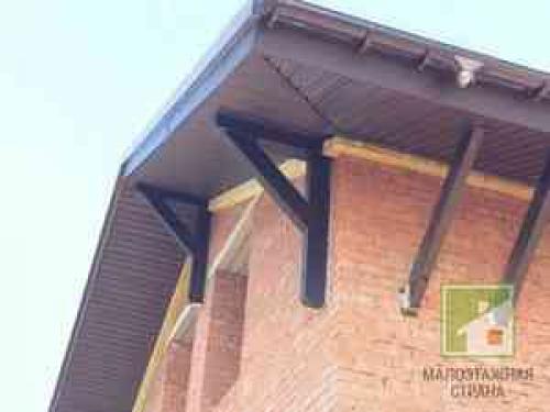 Уголок для фронтона. Конструктивное решение и основные схемы