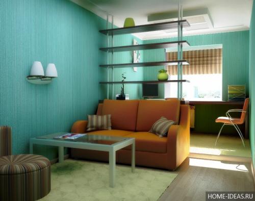 Оптимальная расстановка мебели в однокомнатной квартире: 50 вариантов для комфорта 04