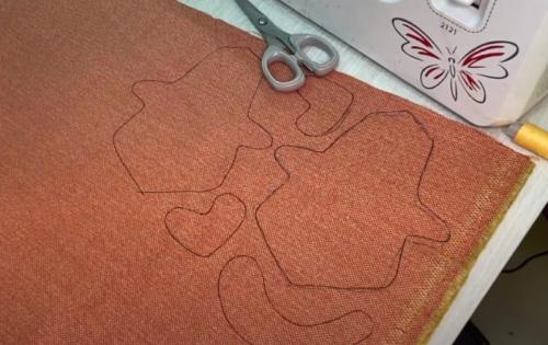 Новогодние игрушки своими руками 2022. Из ткани