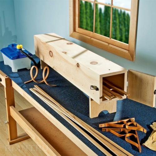 Как убрать трафареты из фанеры. Сгибание и размачивание