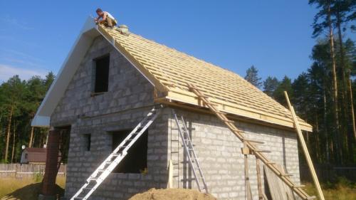 Фронтон двускатной крыши. Стропильная система с фронтонами: пошаговая схема по возведению двухскатной крыши своими руками с тремя фронтонами