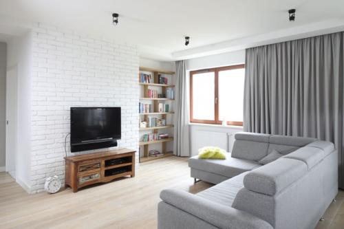 Отделка стен белым декоративным кирпичом. Белая кирпичная стена — к каким стилям внутренней отделки она подходит?