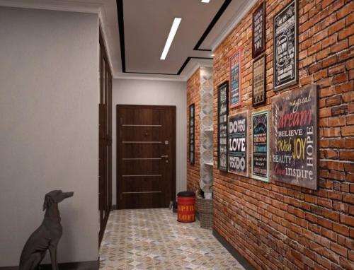 Кирпичная стена в интерьере прихожей. Кирпич в прихожей — 150 фото лучших идей для декоративной отделки стен в коридоре квартиры или дома