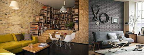 Декор кирпичной стены своими руками. В интерьере квартиры