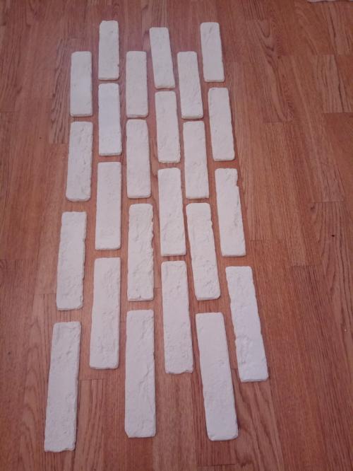 Декоративный кирпич из гипса своими руками (венецианский кирпич)