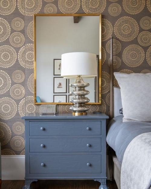 Комбинированные обои в спальне. Правила сочетания между собой разных обоев 02 Комбинированные обои в спальне. Правила сочетания между собой разных обоев 02