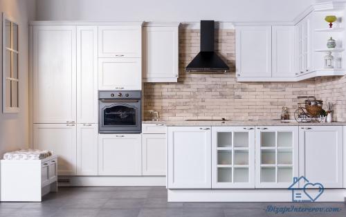 Белый декоративный кирпич в интерьере кухни. Плюсы и минусы кирпича в интерьере кухни
