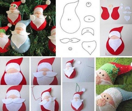 Ёлочные игрушки из текстиля. Новогодние игрушки из ткани своими руками: выкройки и способы изготовления