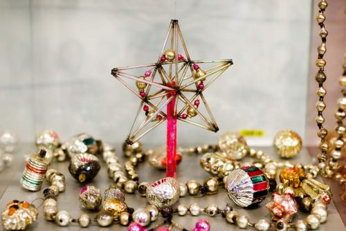 Новогодние игрушки. Стеклянные игрушки