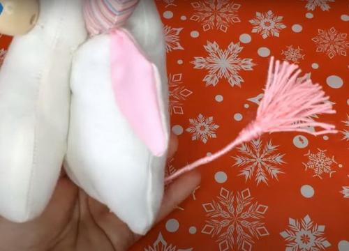 Поделки из ткани на новый год. Бычок из ткани своими руками