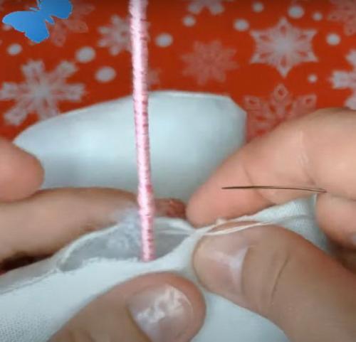 Поделки из ткани на новый год. Бычок из ткани своими руками