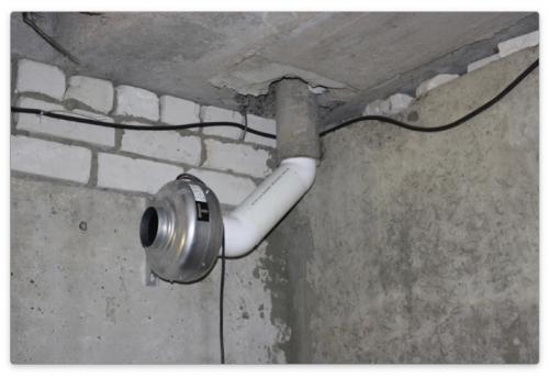 Как сделать вентиляцию в подвале. Вентиляция погреба с двумя трубами