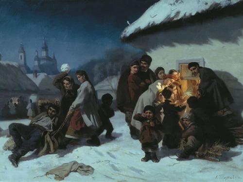 Новый год и рождество в россии. В гости 1 января