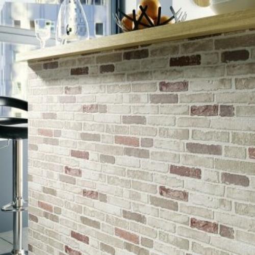 Обои под кирпич в интерьере. Цветовая гамма 04 Обои под кирпич в интерьере. Цветовая гамма 04