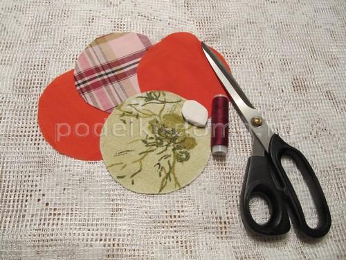 Елочные игрушки из ткани своими руками. Елочные игрушки из лоскутков