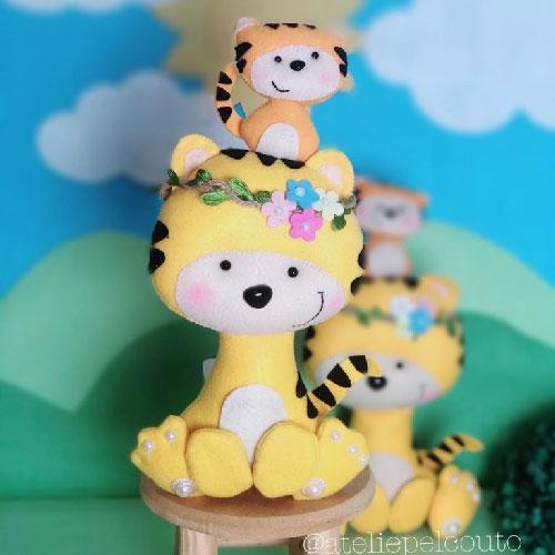 Символ 2022 года своими руками из фетра. Тигр из фетра: 30+ выкроек с пошаговыми МК