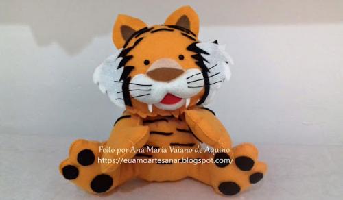 Символ 2022 года своими руками из фетра. Тигр из фетра: 30+ выкроек с пошаговыми МК