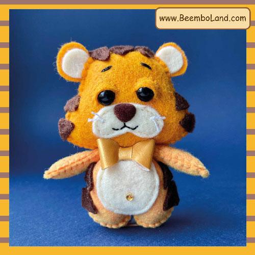 Символ 2022 года своими руками из фетра. Тигр из фетра: 30+ выкроек с пошаговыми МК