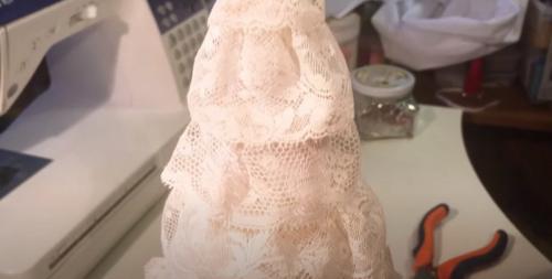 Новогодние игрушки из ткани своими руками. Елка