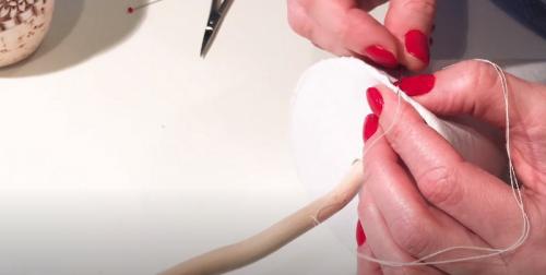 Новогодние игрушки из ткани своими руками. Елка