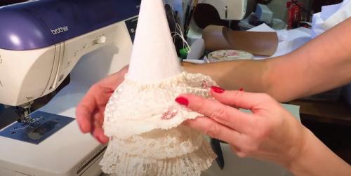 Новогодние игрушки из ткани своими руками. Елка