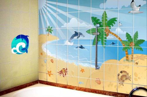 Как установить наклейки для плитки для ванной комнаты. 8 интересных вариантов наклеек на плитку в ванной