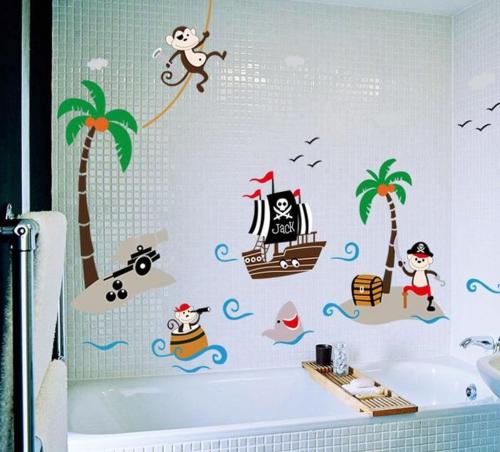 Какие материалы используются для производства наклеек для плитки для ванной комнаты