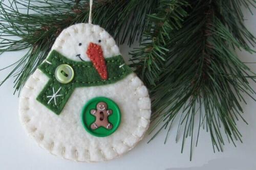 Поделки из ткани на Новый год своими руками. Новогодние игрушки из фетра своими руками с выкройками, схемами и шаблонами. Много идей поделок на Новый год