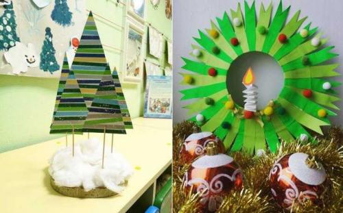 Несложные поделки из бумаги на Новый год. Новогодние поделки из бумаги — оригинальные решения и современный дизайн (100 фото + инструкция)