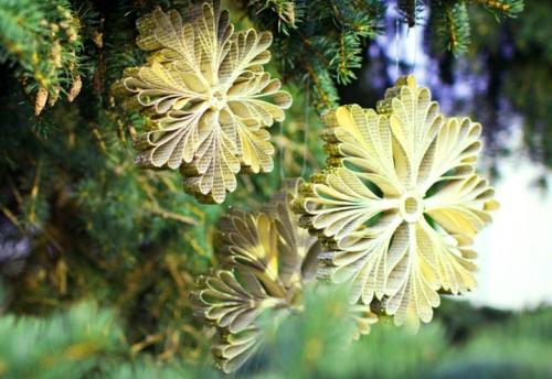 Новогодние поделки из бумаги и картона. Новогодние украшения из бумаги