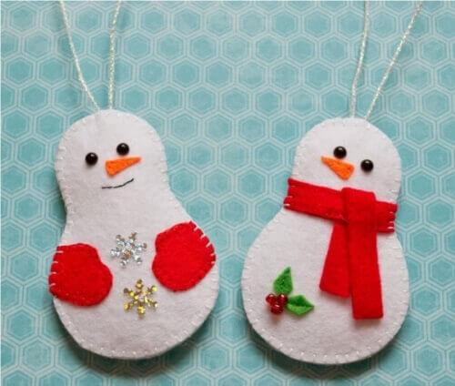 Поделки из ткани на Новый год своими руками. Новогодние игрушки из фетра своими руками с выкройками, схемами и шаблонами. Много идей поделок на Новый год