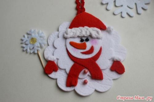 Поделки из ткани на Новый год своими руками. Новогодние игрушки из фетра своими руками с выкройками, схемами и шаблонами. Много идей поделок на Новый год