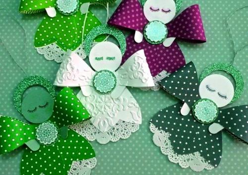 Новогодние поделки из бумаги и картона. Новогодние украшения из бумаги