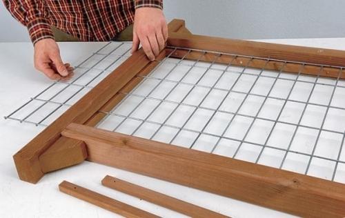 Как соединить бруски для создания арки для цветов. Виды арок