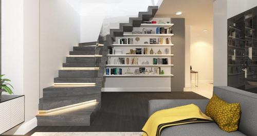 Дизайн 2-х уровневой квартиры. Что являют собой двухуровневые квартиры: фото 24 Дизайн 2-х уровневой квартиры. Что являют собой двухуровневые квартиры: фото 24