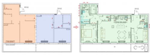 Объединение двух квартир по вертикали. Порядок работ