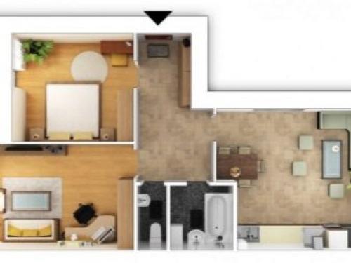 Существующие типы двухкомнатных квартир. Планировка 18 Существующие типы двухкомнатных квартир. Планировка 18