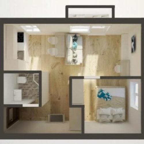 Существующие типы двухкомнатных квартир. Планировка 22 Существующие типы двухкомнатных квартир. Планировка 22