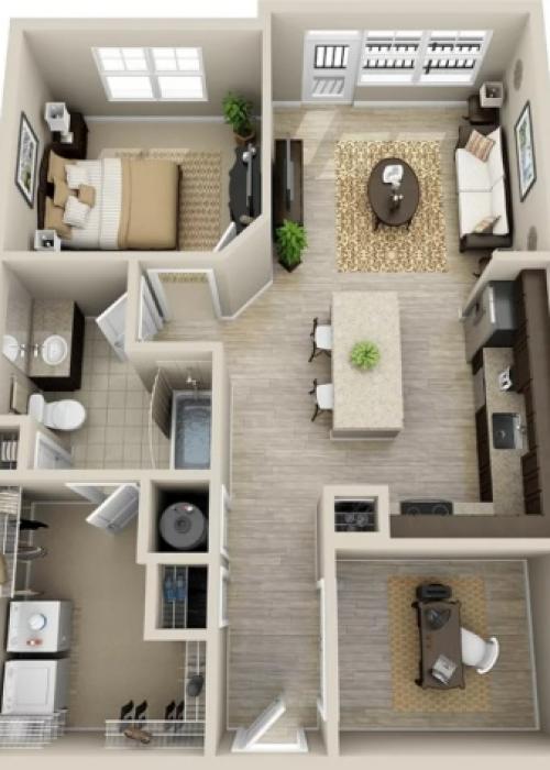 Существующие типы двухкомнатных квартир. Планировка 01 Существующие типы двухкомнатных квартир. Планировка 01